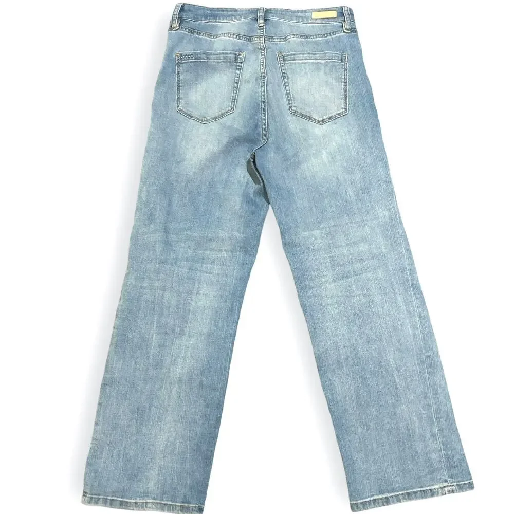 Blanknyc The Baxter Cropped Ribcage Straight Leg Denim Jeans Size 29/8 Ankle - Picture 5 of 10